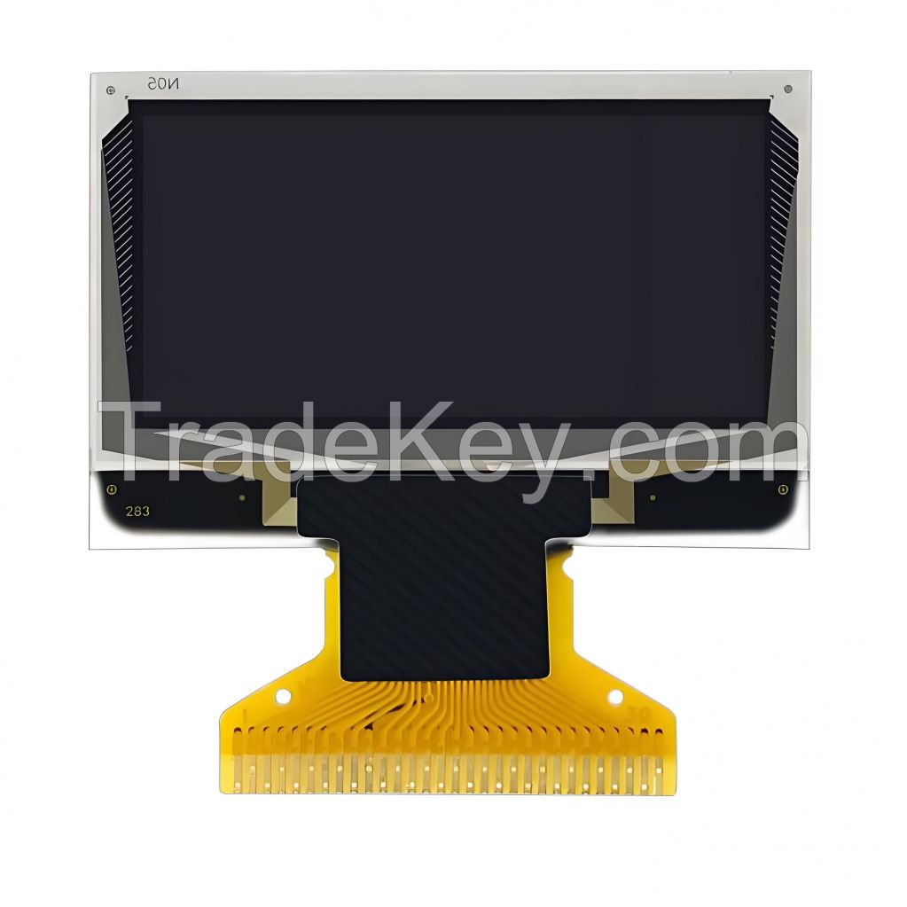 1.3 inch 128x64 yellow super thin 1.45mm lcd OEL oled display screen