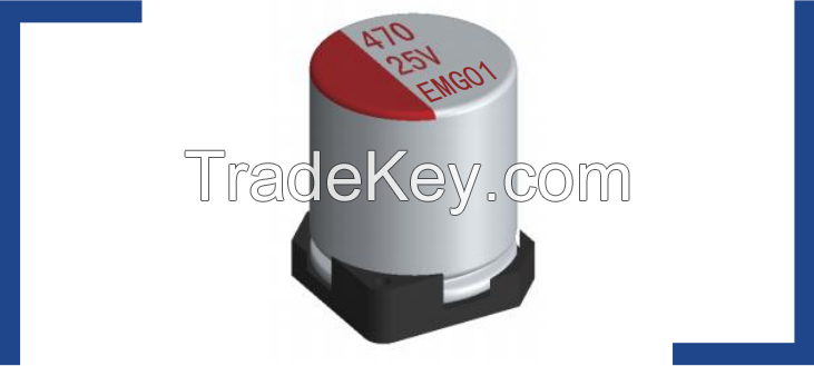 EM series conductive polymer hybrid electrolytic capacitors