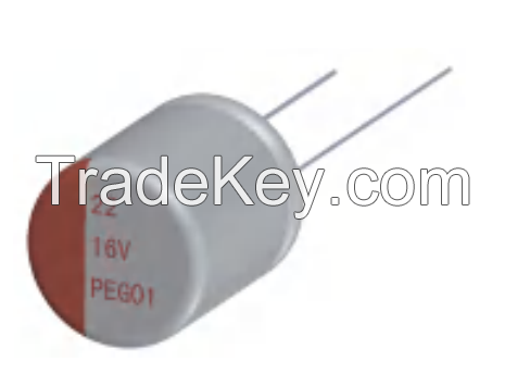 PE series conductive polymer aluminum solid capacitors