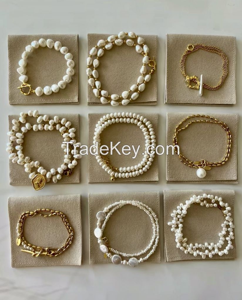 Fresh pearl real pearl necklace and accessories 