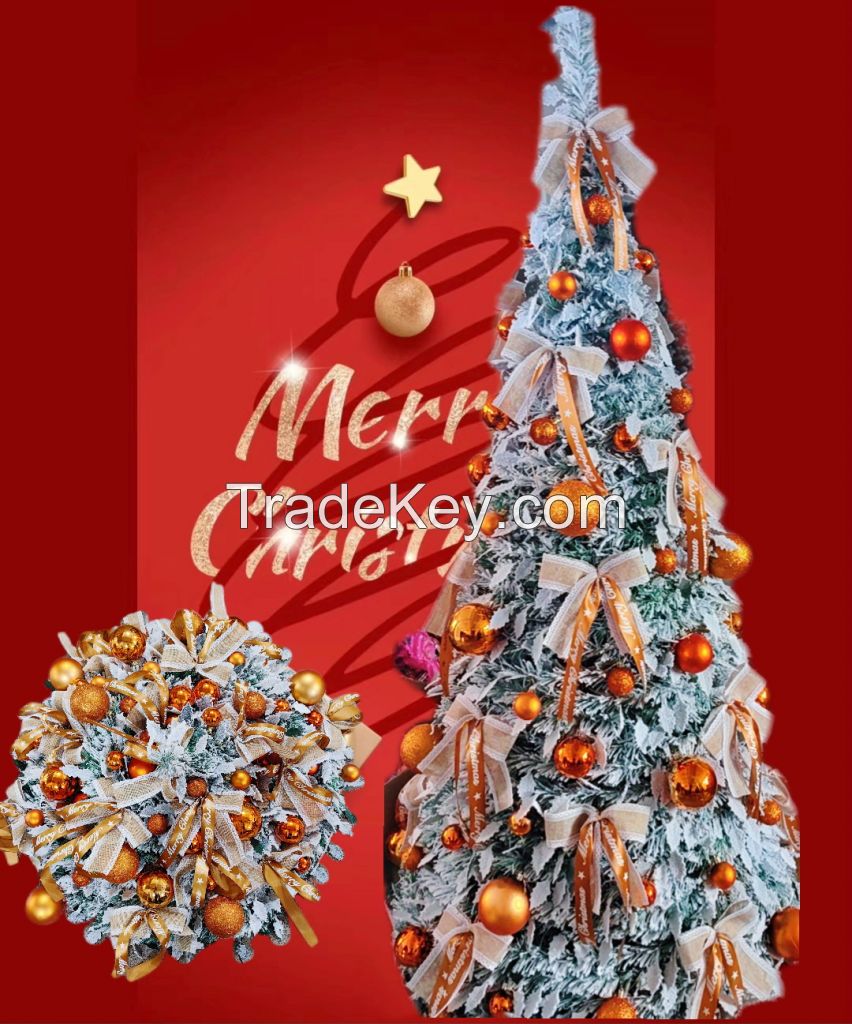 Pull up Christmas Tree Decoration ornaments included