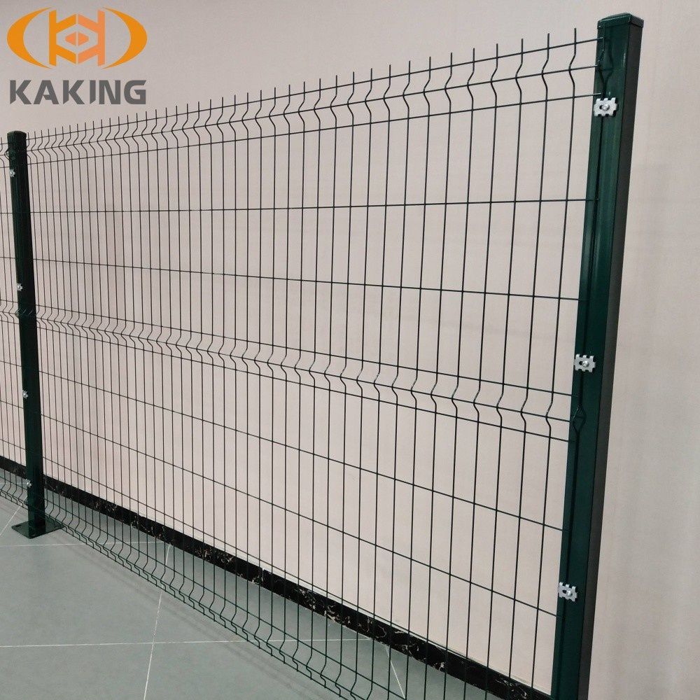 Welded Wire Mesh Fence Panel 3d Curved Bending Fence Galvanized And Pvc Coated