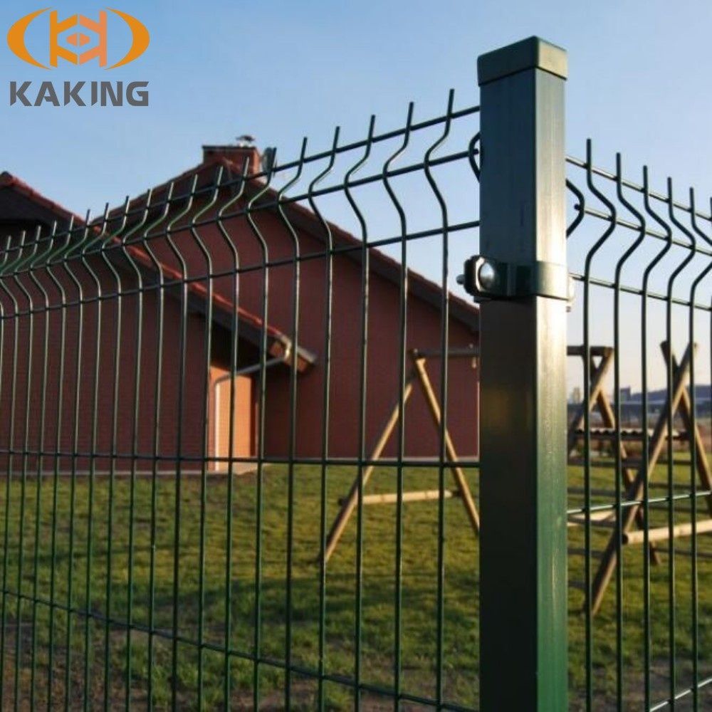 Welded Wire Mesh Fence Panel 3d Curved Bending Fence Galvanized And Pvc Coated