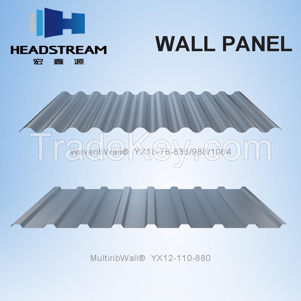 Wall Panel Metal Cladd WaveribWallÂ®