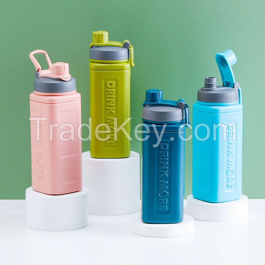 KJH Wholesales direct drink plastic sport water bottle for adults children