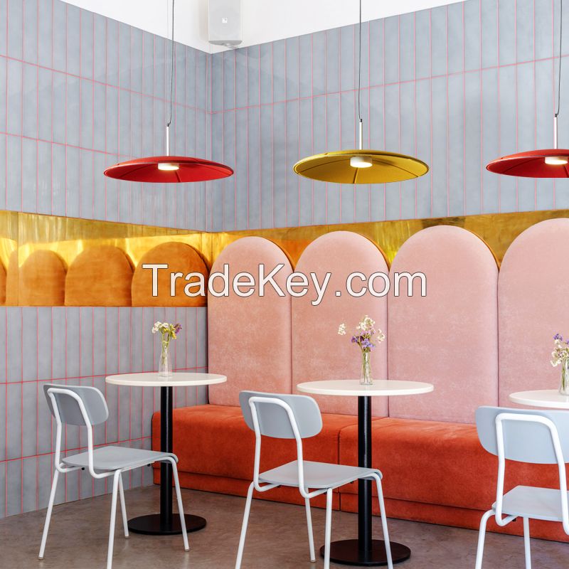 Acoustic Felt Pendant Light Sound Absorbing Fabrice Suspension Lamp PET Felt Chandelier