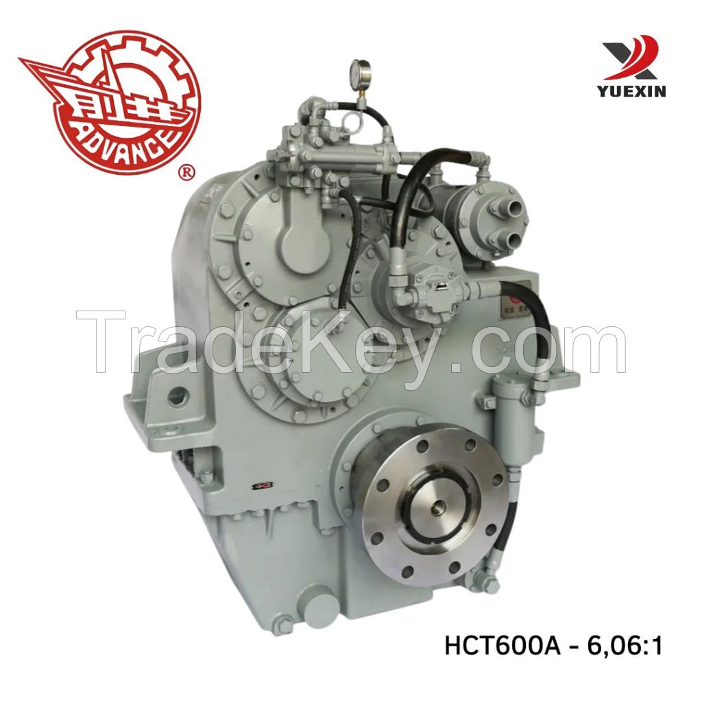 China Advance Marine Gearbox Kapal HCT600A - 6, 06:1 YueXin Speed Reducer