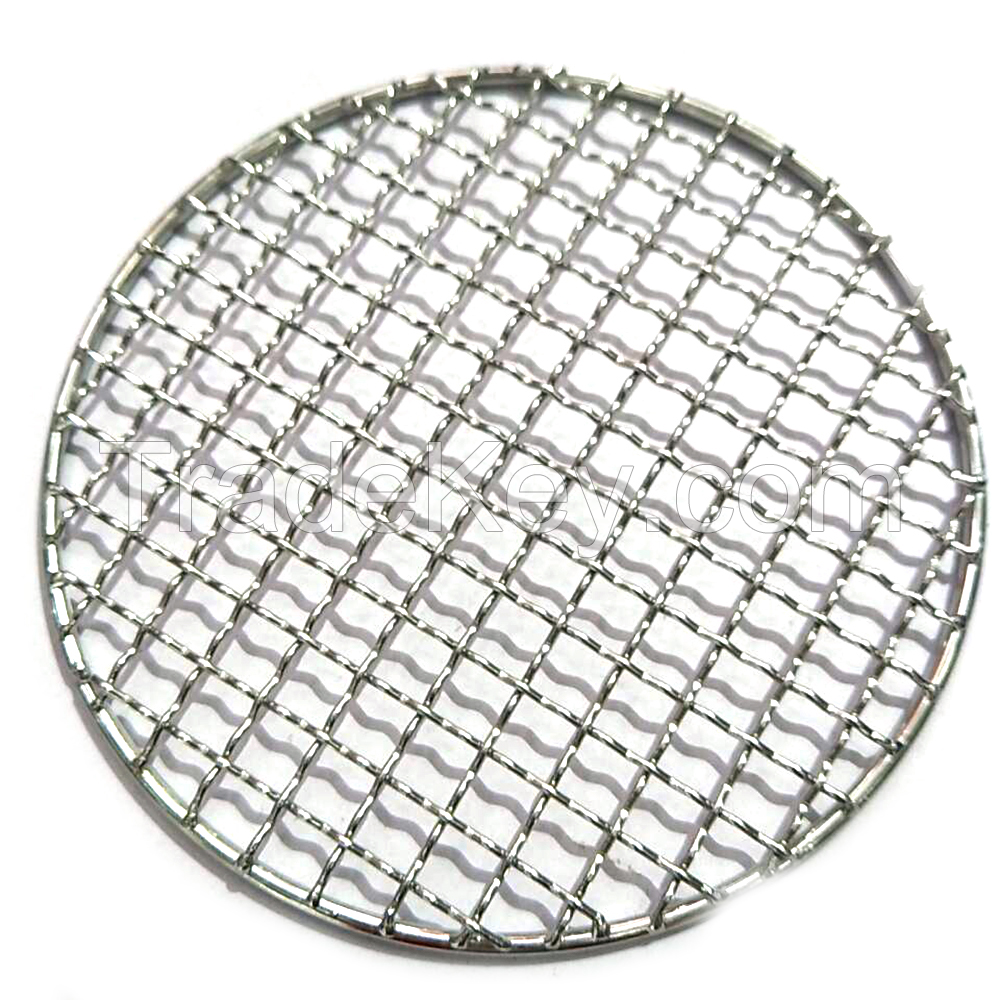 New Design 304 Stainless Steel Woven Wire Mesh Storage Basket For Kitchen Hanging Basket