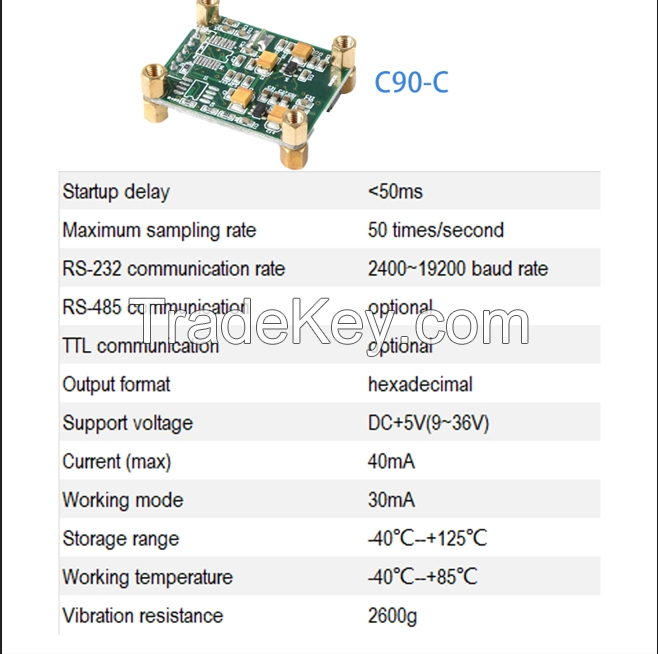 2D/3D Electronic Compass Module with Anti-Interference Magnetic Calibration for Robotics and IoT Devices