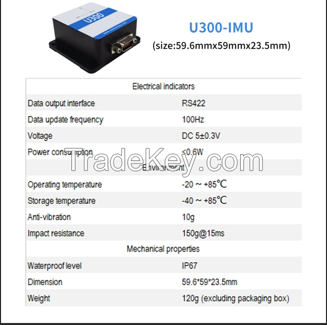 MEMS IMU Sensor with SPI/I2C Interface - Ideal for Embedded  AHRS Systems