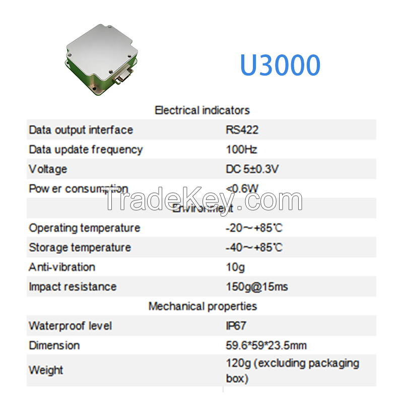 High Precision 6 DOF MEMS IMU Sensor for AHRS and Navigation Systems