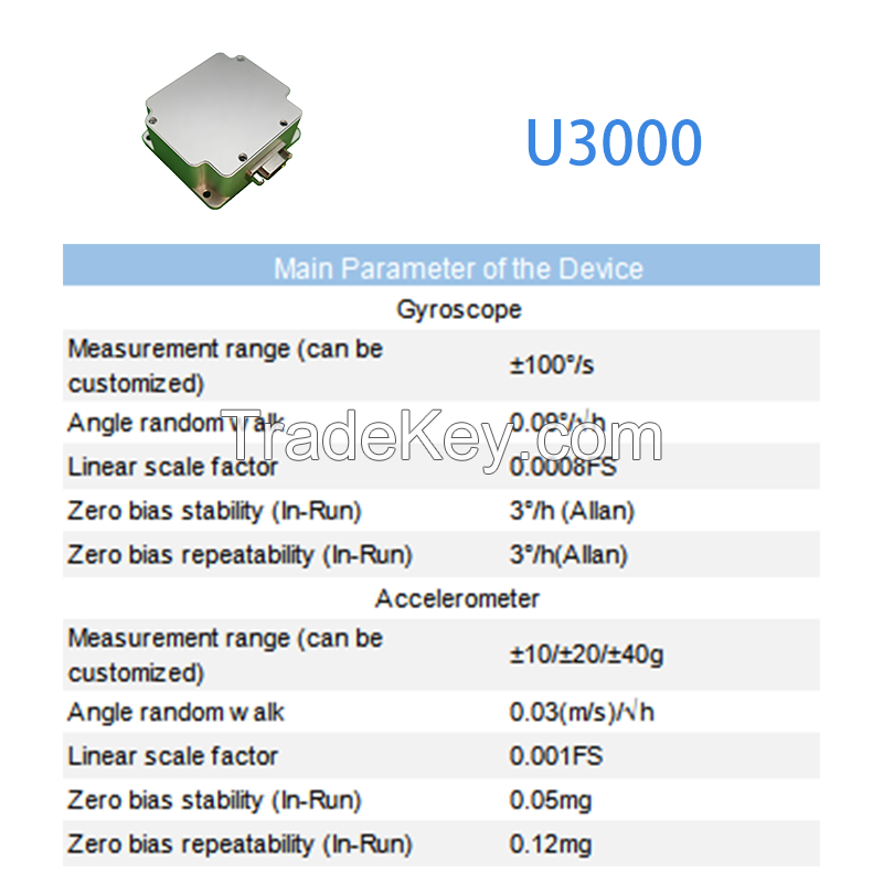 High Precision 6 DOF MEMS IMU Sensor for AHRS and Navigation Systems
