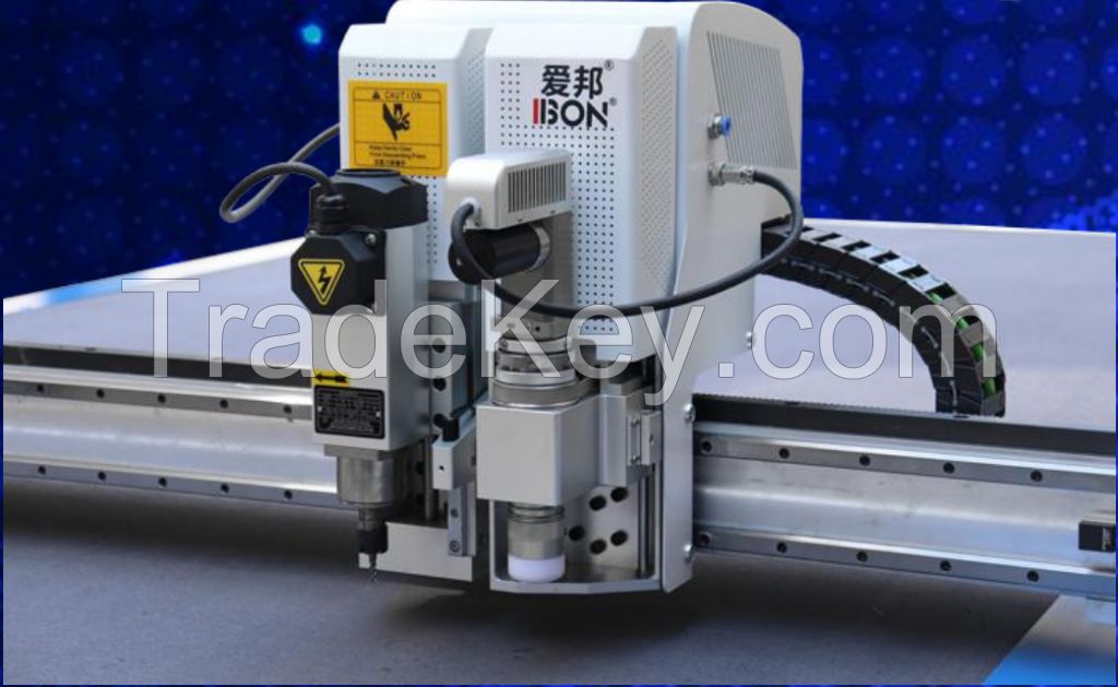 Auto Multi-Layer Fabric Synthetic Leather Cutting Machine for Shoe Factory