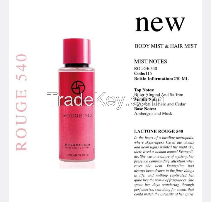 Body & HaÄ±r MÄ±st  250ML Lactone