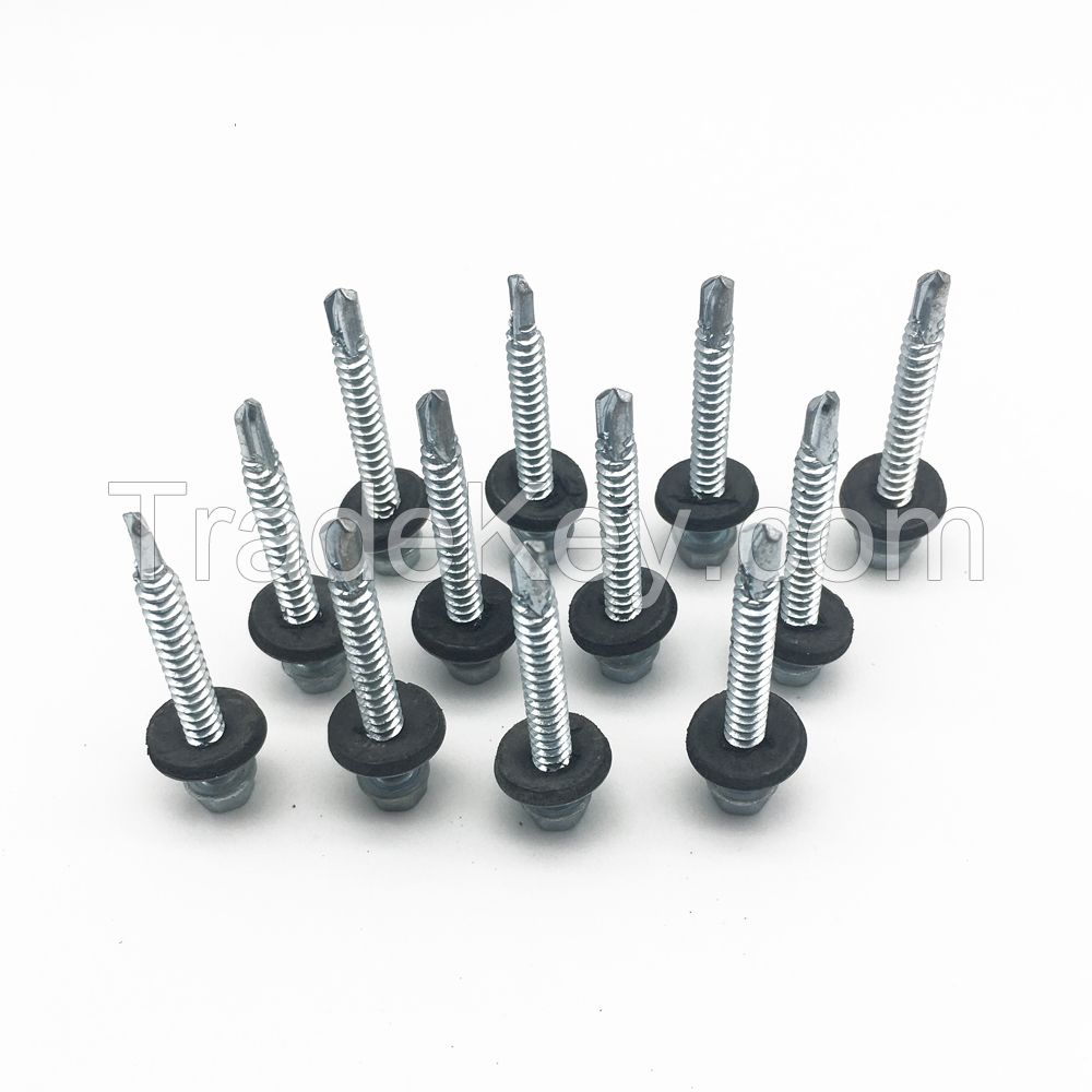 Hex head self drilling screw