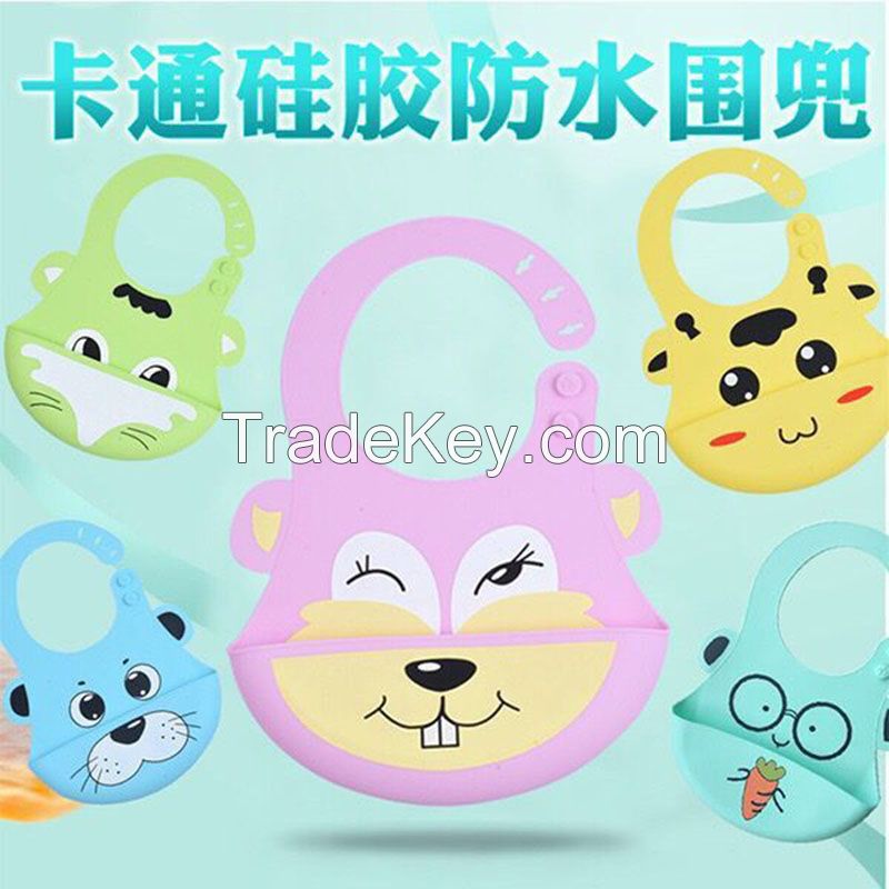 Waterproof Silicone Baby Bib Kids Bib