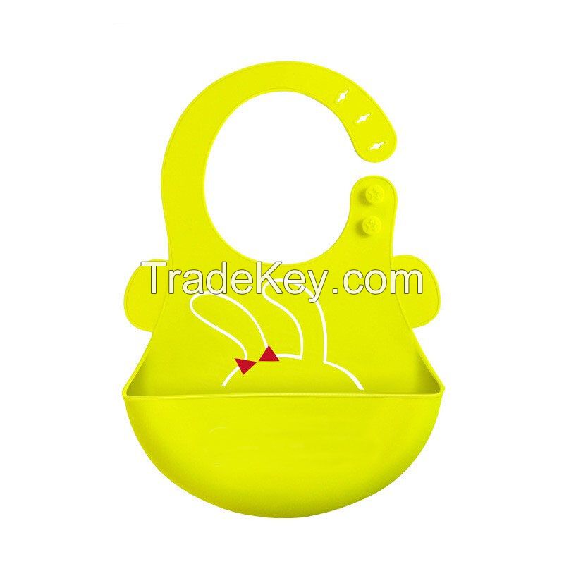 Waterproof Silicone Baby Bib Kids Bib