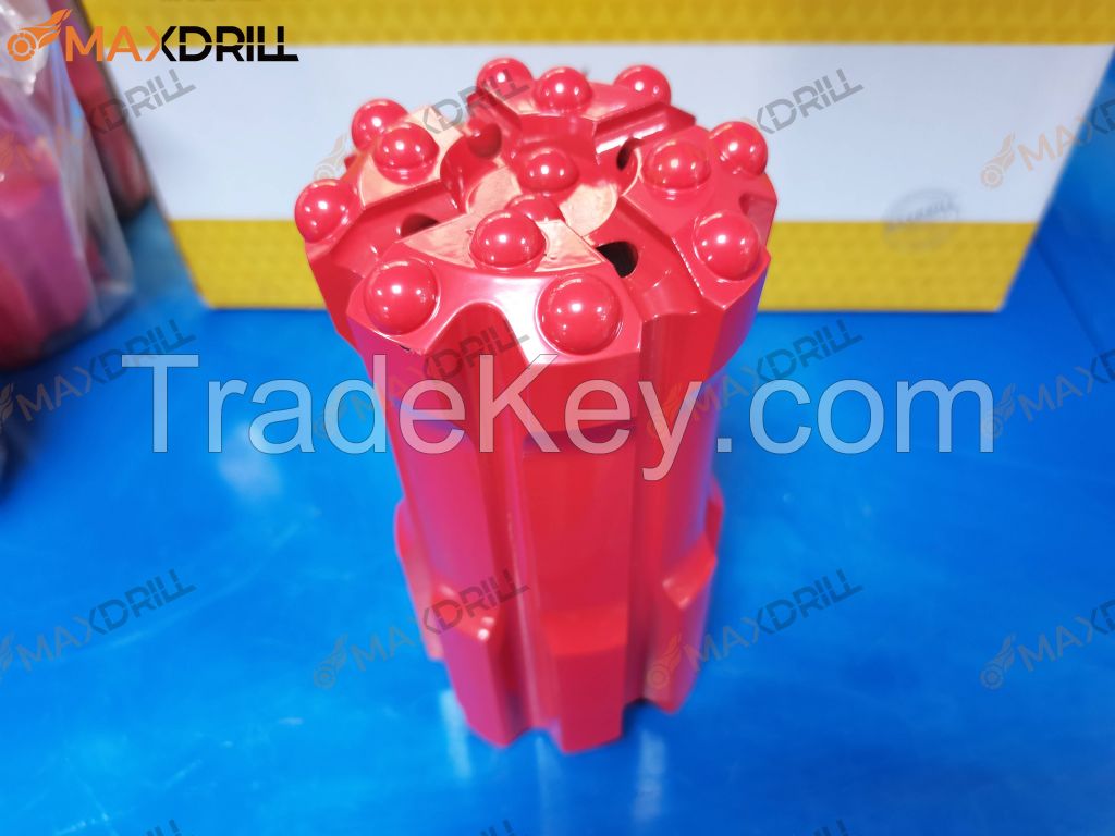 Maxdrill T51 89mm Drop Center Retrac Skirt Drill Bit