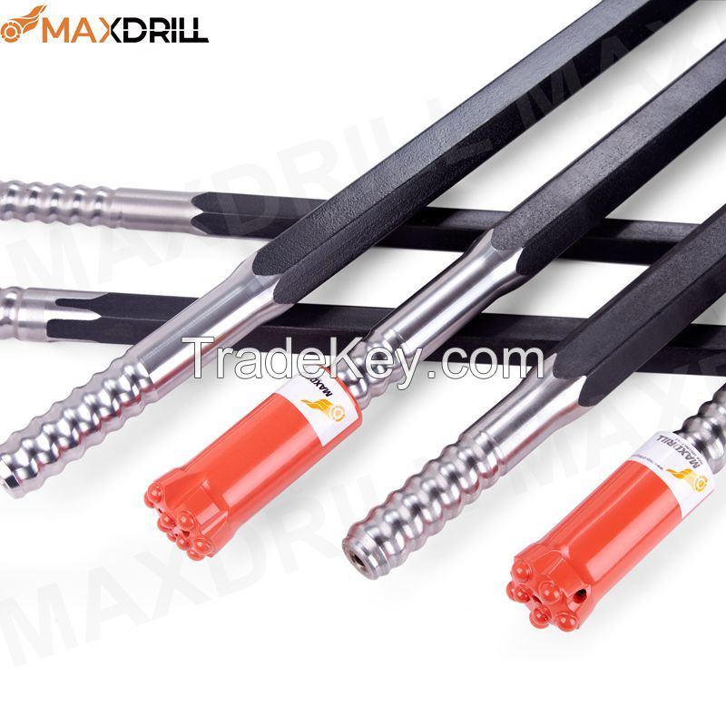 Maxdrill Hot Sale T38-H35-R32 1220mm Drilling Rod