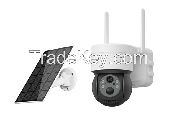 Outdoor Solar Dome Camera Monitoring