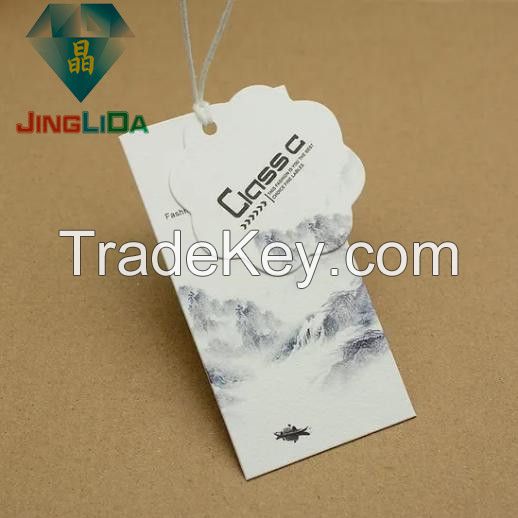 Custom Cheap Clothing Cardboard Paper Hang Tag for Suits