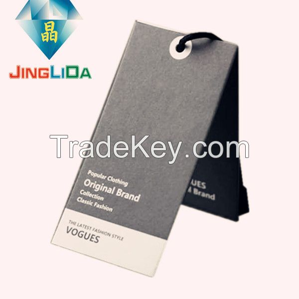 Garment Accessories Manufacturer Custom Woven Label Paper Hang Tag for Clothing