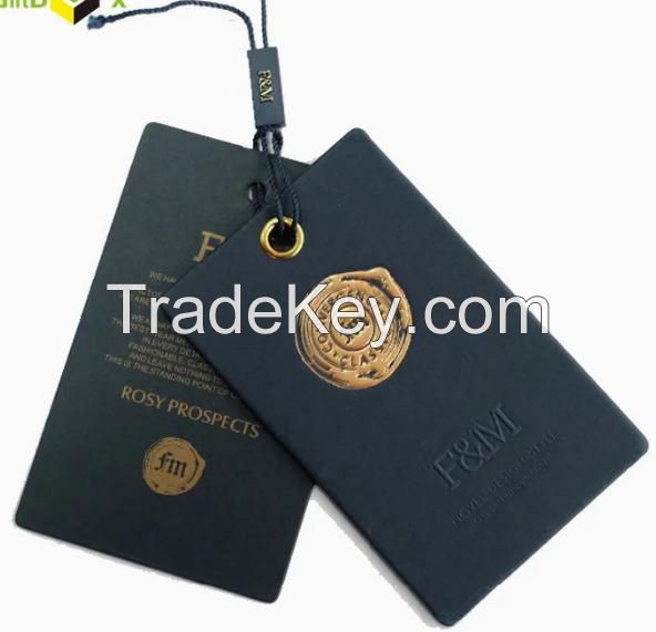 High Quality Stamping Cardboard Paper Swing Tag