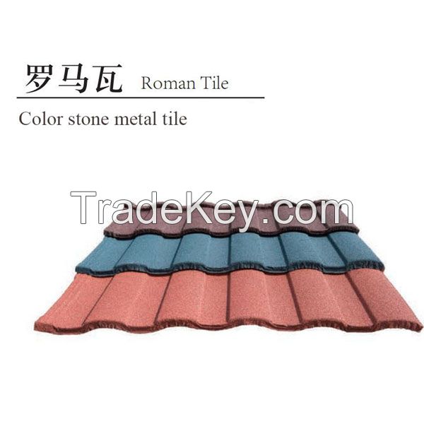 stone coated metal roof tile