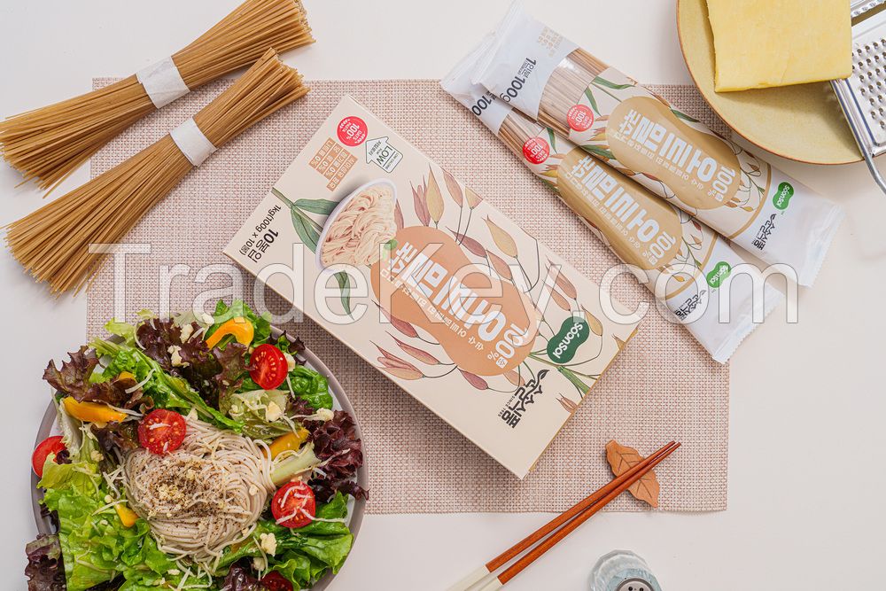 Soonsol 100% Oatmeal Noodles, High-Dietary Fiber, Gluten-free, Vegan Pasta Noodles