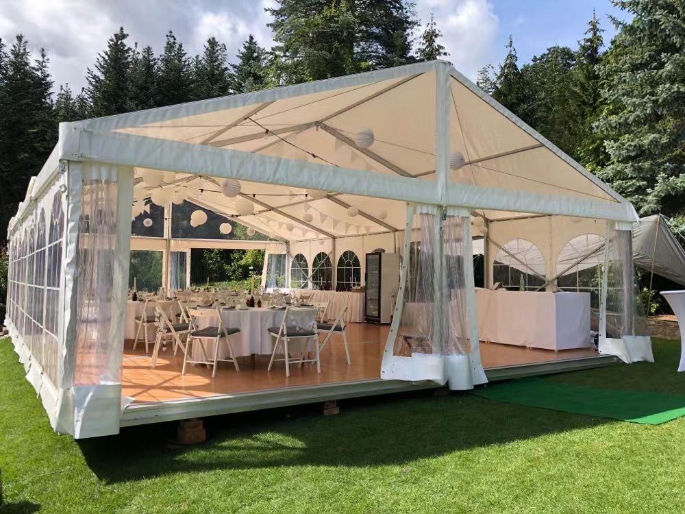 Prefabricated aluminum alloy tent