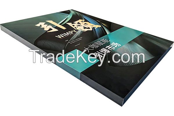 Glossy PVC tempered film is bright and transparent