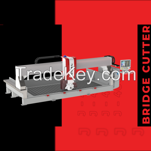 J-400 6/5 AXIS CNC BRIDGE CUTTER MACHINE