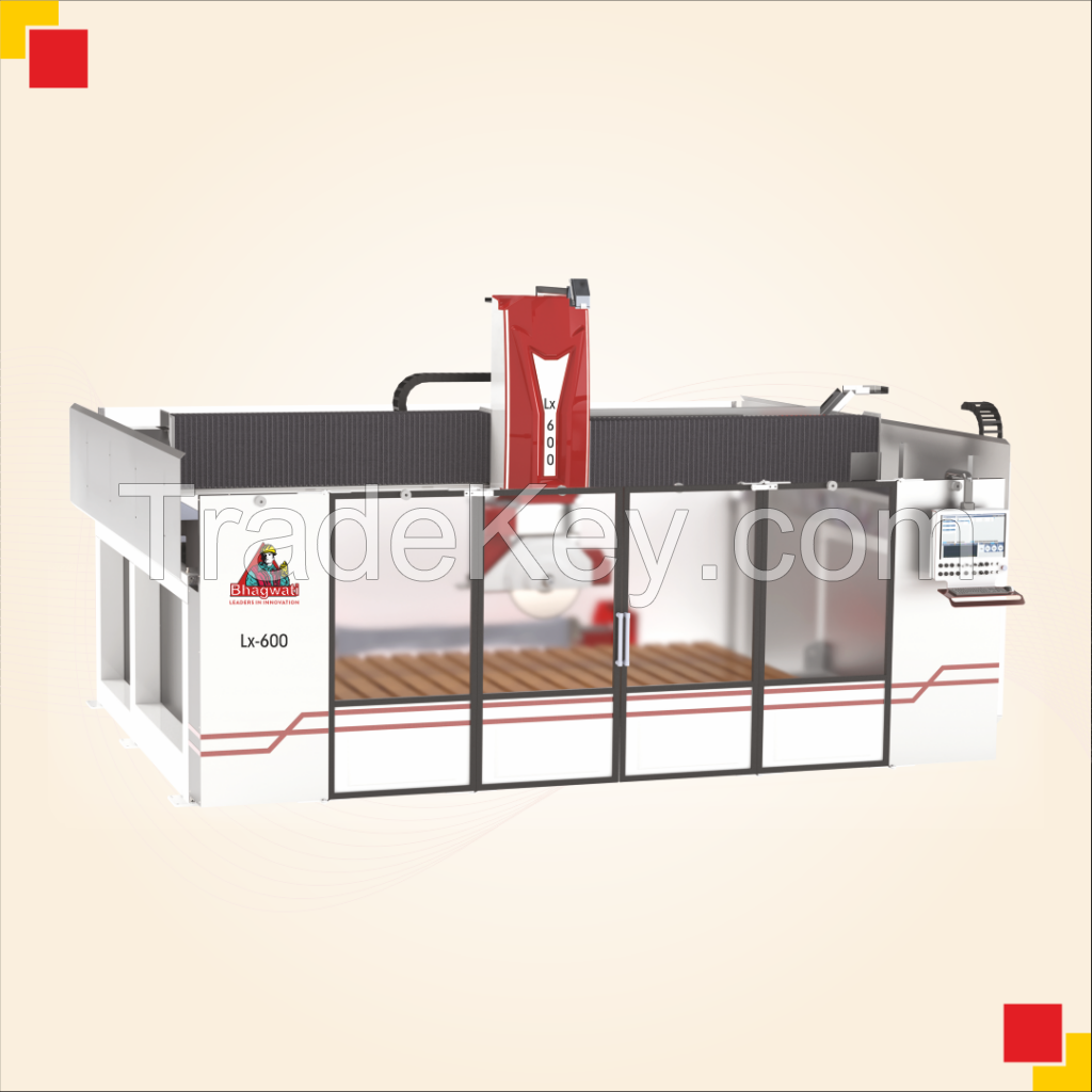 J-400 6/5 AXIS CNC BRIDGE CUTTER MACHINE