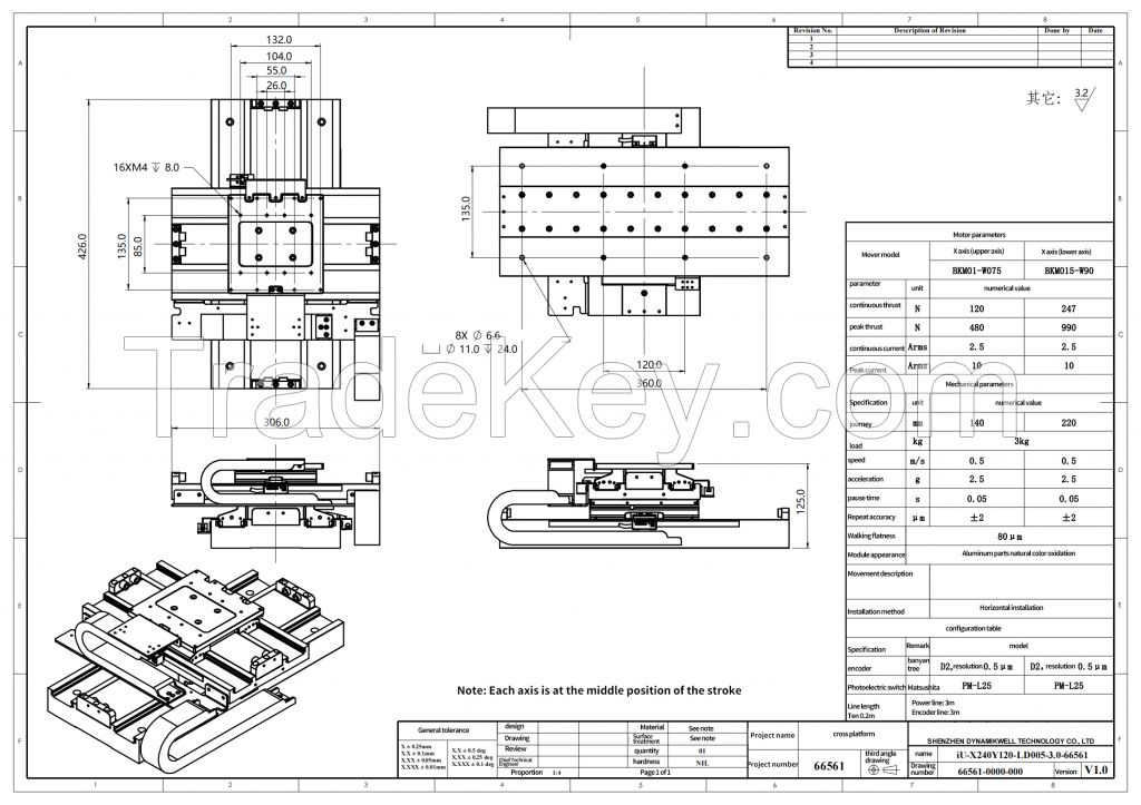 Cross platform iU-X140Y220-LD005-3.0-66561