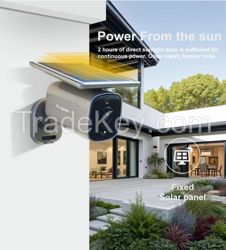 Ringsee AOV Low power Solar security Camera