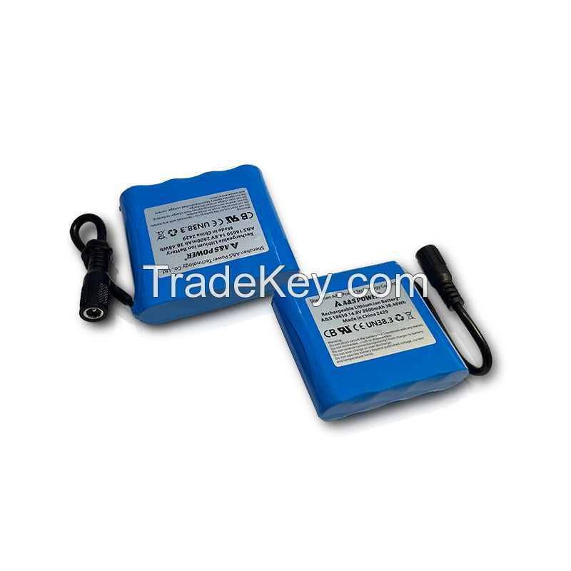 Lithium ion Battery Pack 14.8V 2600mAh 18650 Battery