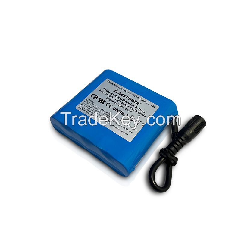 Lithium ion Battery Pack 14.8V 2600mAh 18650 Battery