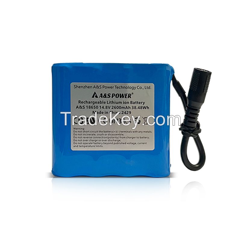 Lithium ion Battery Pack 14.8V 2600mAh 18650 Battery