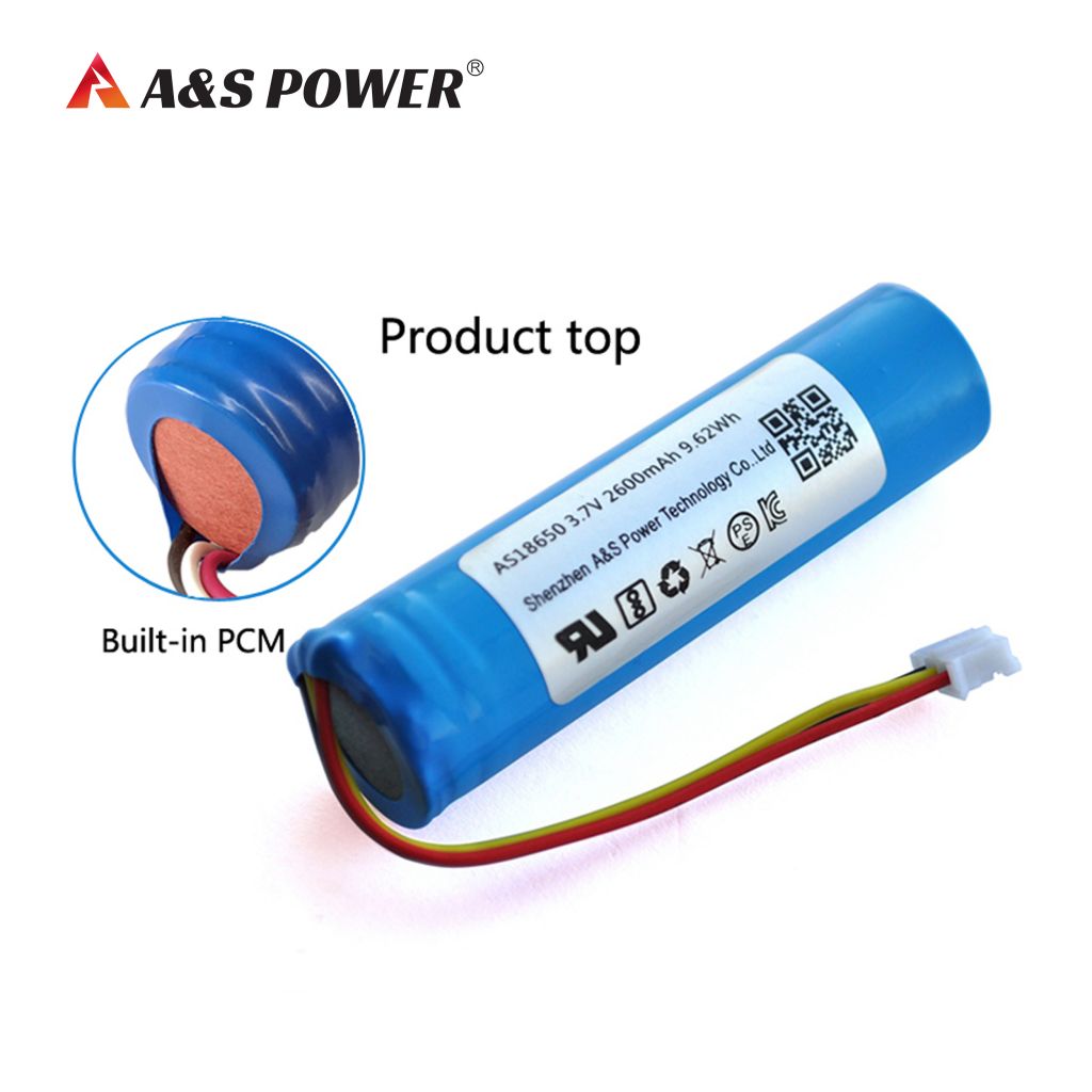 18650 Lithium ion Battery 3.7V 2600mAh Battery