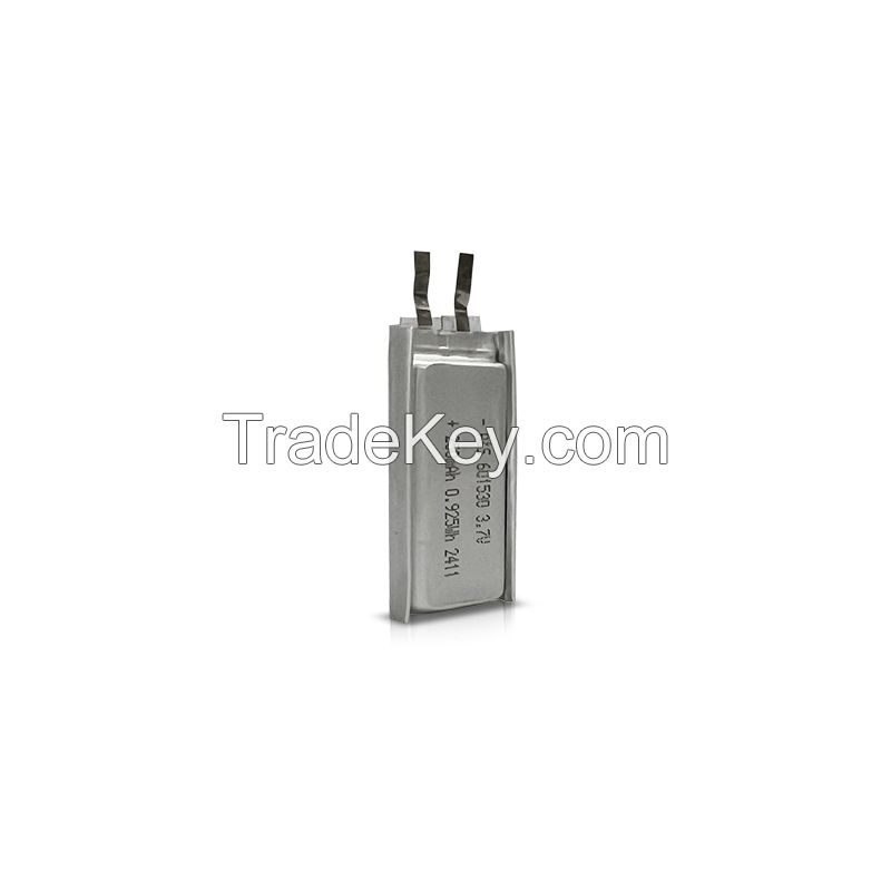 AS601530 3.7V 250mAh Lithium Polymer Battery Rechargeable Lipo Battery with CB UN38.3 CE Certification