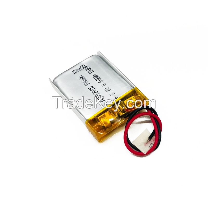 OEM Manufacturer 3.7v 180mAh Lithium polymer batteries AS502025 Rechargeable Li Polymer battery