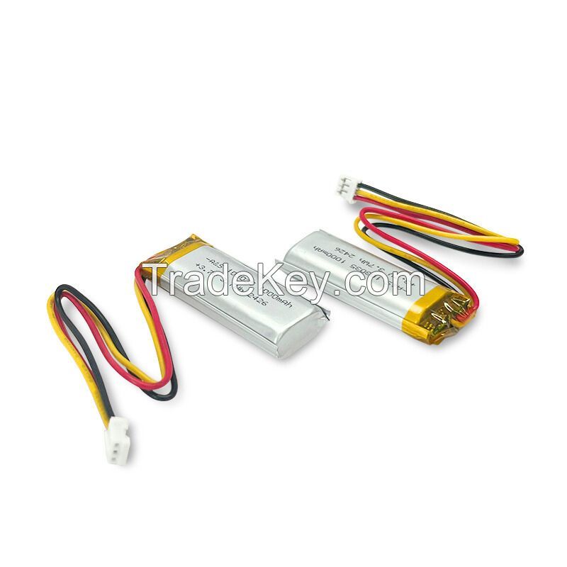 Rechargeable 3.7V 1000mAh Lithium Ion Polymer battery AS103035 with UL/CE Certifications