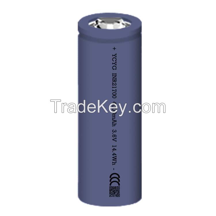 21700-4000mAh-8C 14.4wh NMC Lithium Battery 3.6V