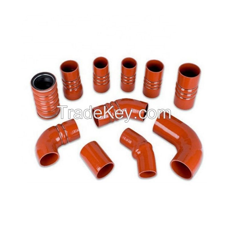 High-Temp Flexible Automotive Silicone Radiator Hose Black Rubber for Coolant &amp; Exhaust Moulded Processing Service