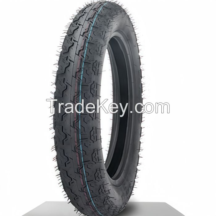 High Quality New 120/80-17 Road Tire Tubeless and Tube for Rear Off-Road Use Made of Natural Rubber