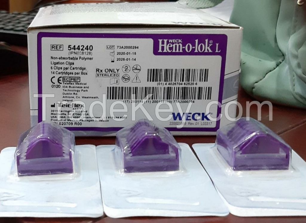 544240 Weck Hem-O-Lok Polymer Ligating Clips