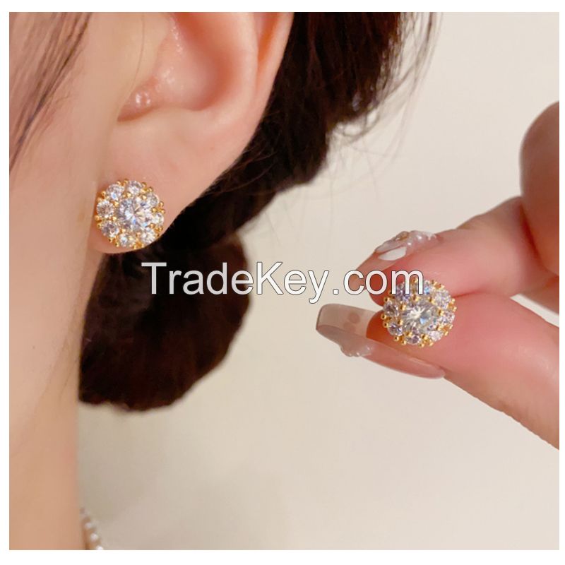  zircon earrings