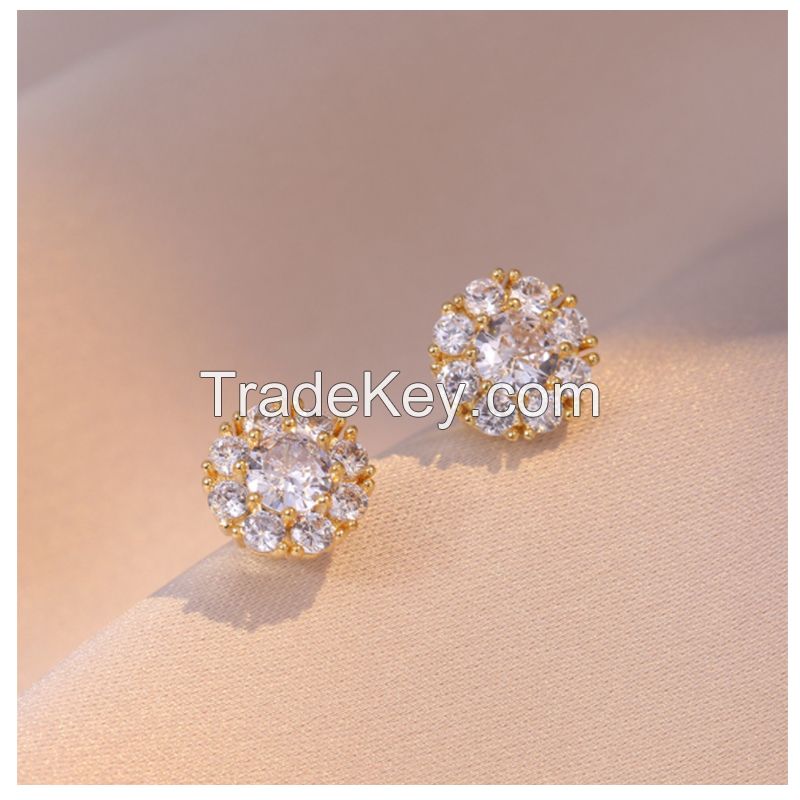  zircon earrings