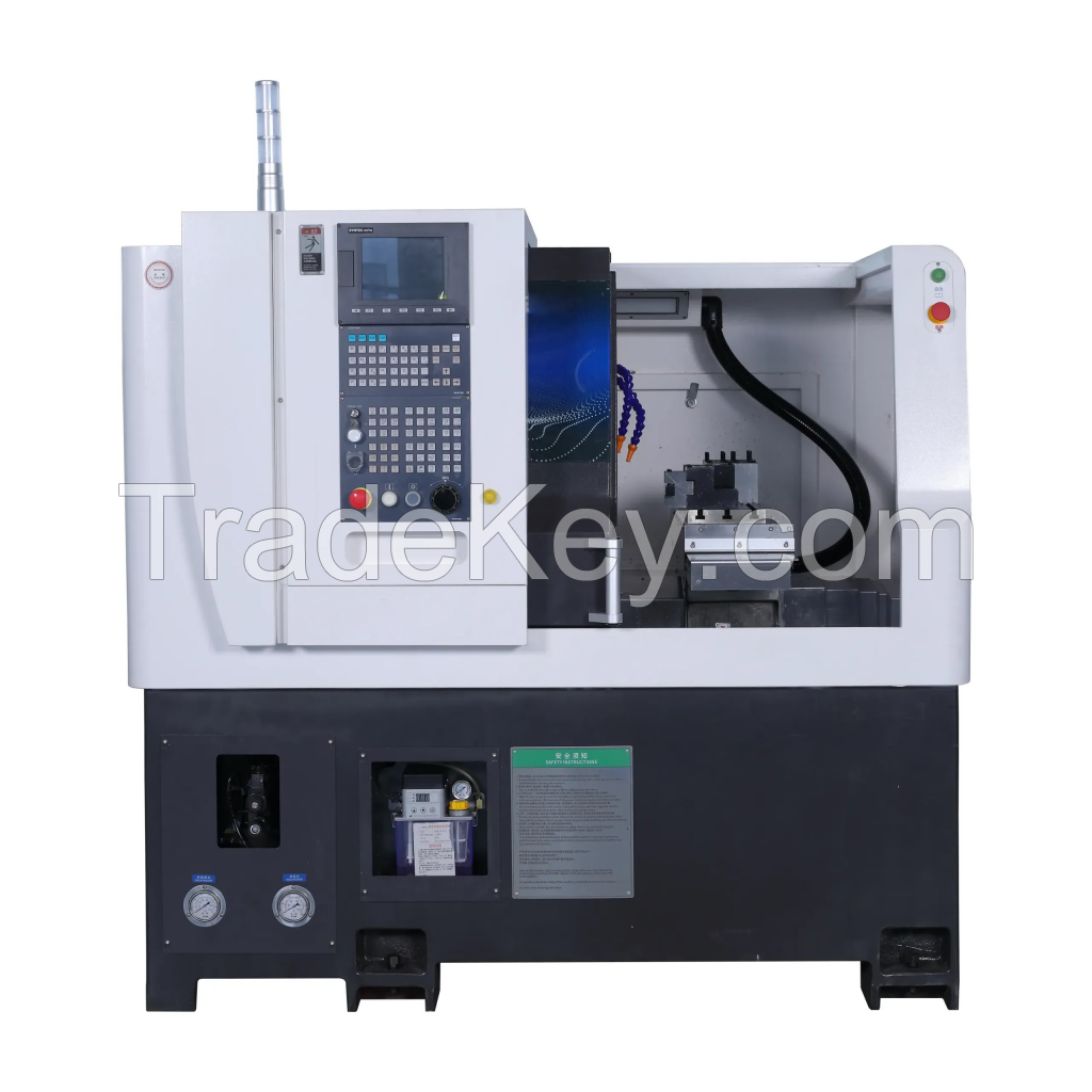 BT3538 High Precise Flat Bed CNC Lathe With Gang Tools