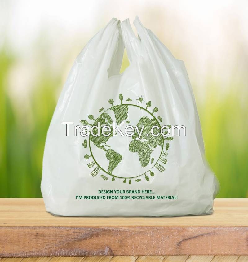 custom printed shopping plastic bag